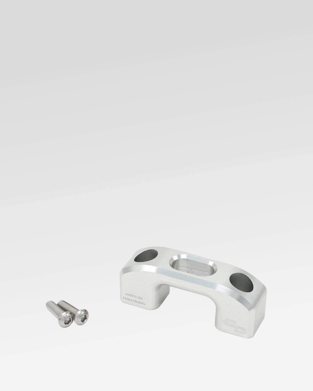 Charvonia Design Bed Center Tie-Down Anchor in Silver Anodized Finish for 3rd-Gen Tacoma (2016–2023)