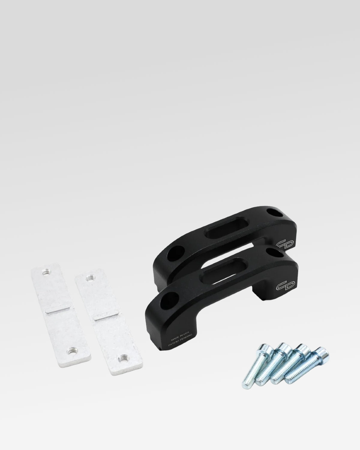 Charvonia Design Bed Rail Tie-Down Anchors in Black Powder Coat for Toyota Tacoma (2005–Present) - Pair