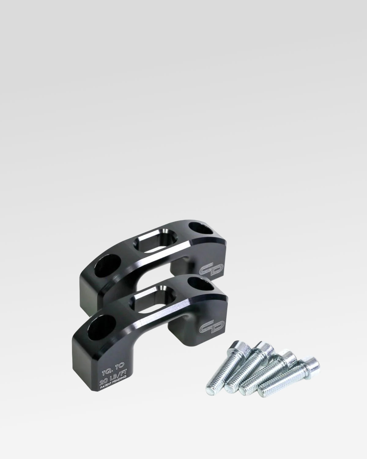 Charvonia Design Roof Rack Tie-Down Anchors in Black Abodized Finish - Pair