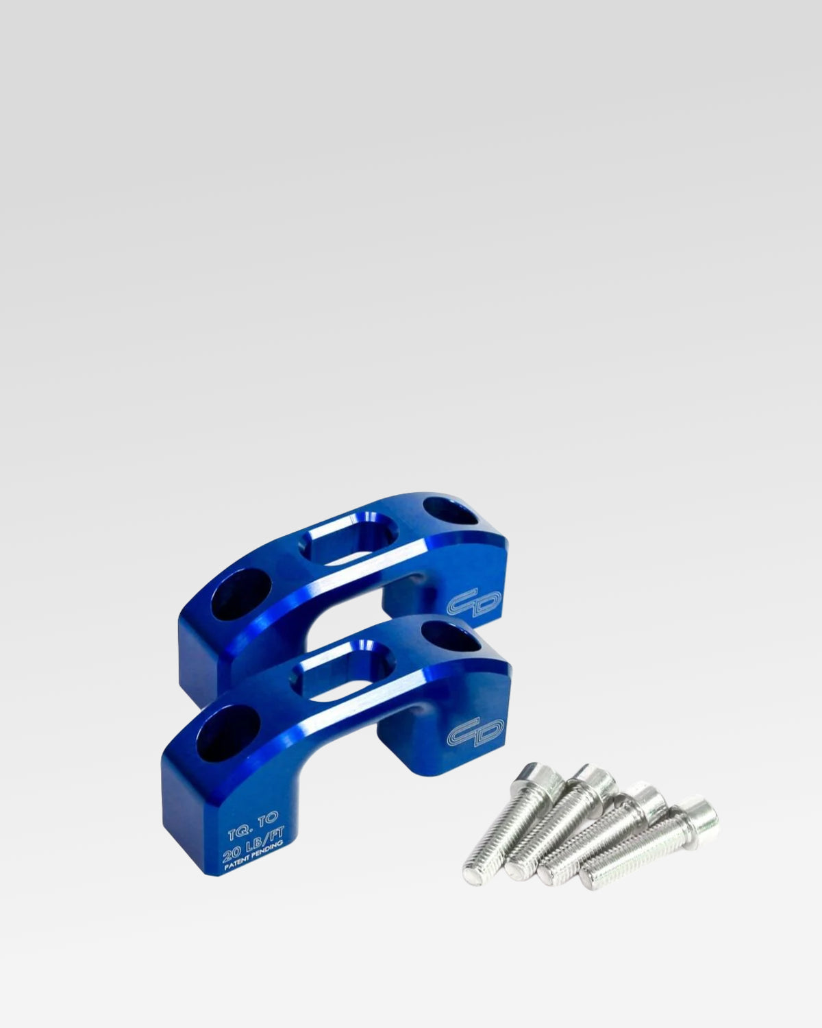 Charvonia Design Roof Rack Tie-Down Anchors in Blue Abodized Finish - Pair