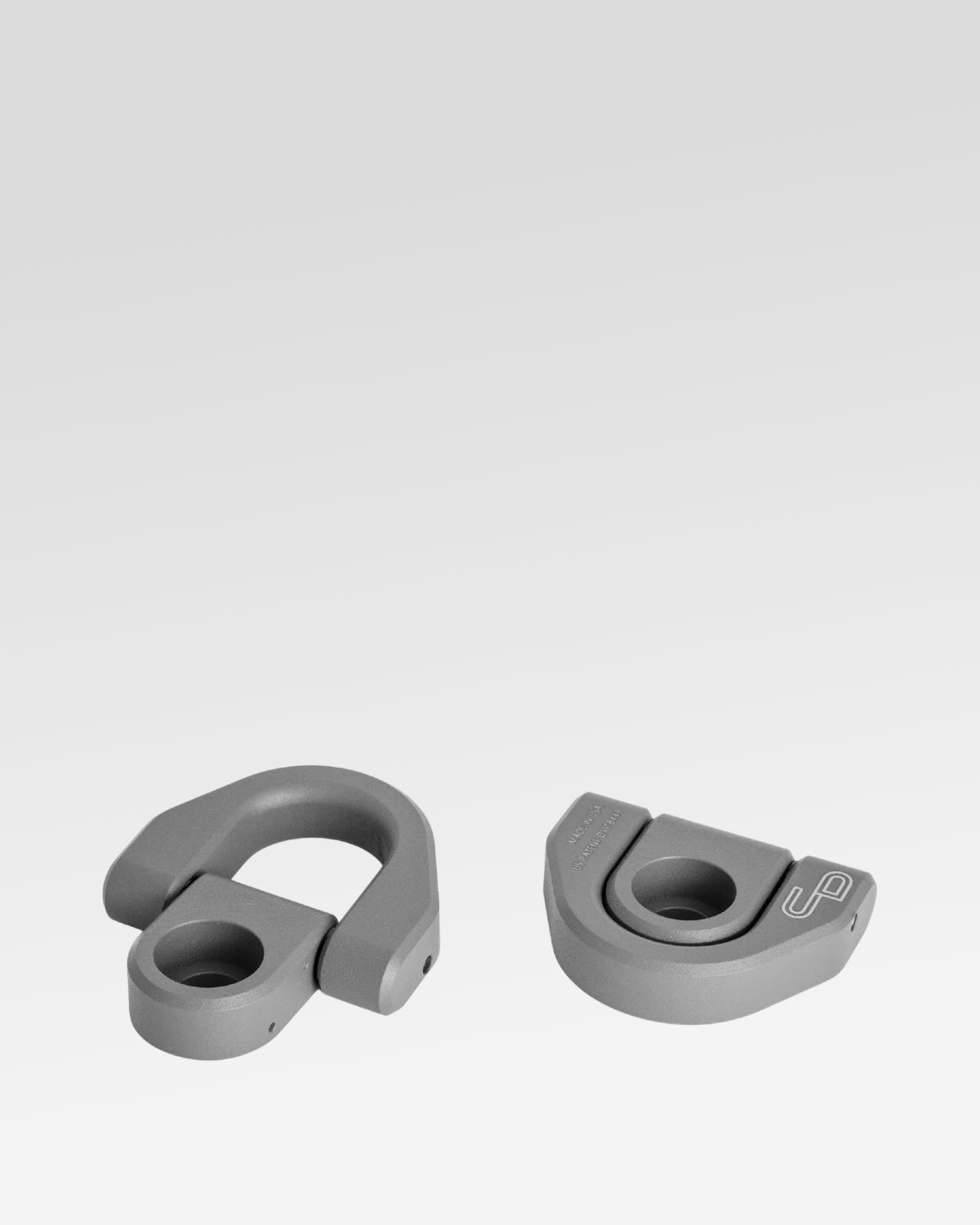 Charvonia Design Bed Tie-Down Anchors in Gray Powder-Coated Finish for Toyota Tacoma (2005–Present) - Pair