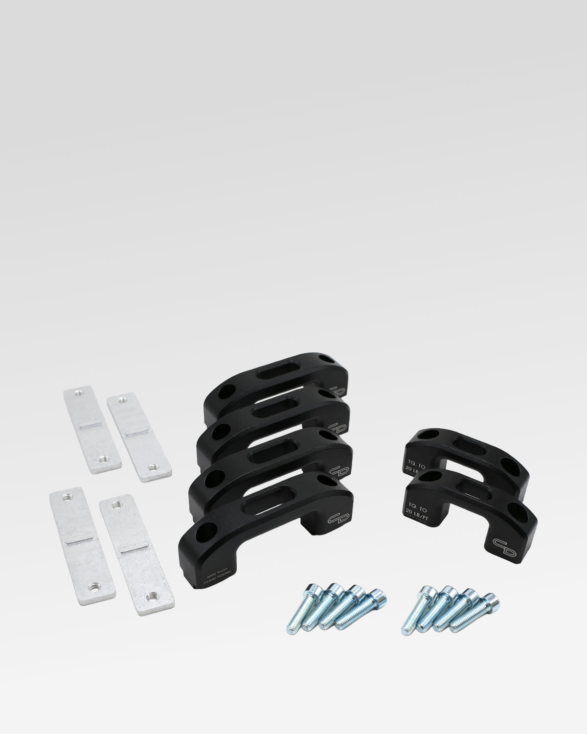 Charvonia Design Complete Bed Tie-Down Kit in Black Powder Coat for Toyota Tundra (2007–Present)