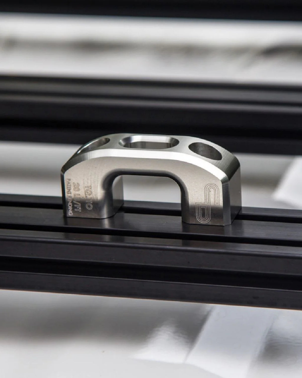 Charvonia Design Roof Rack Tie-Down Anchors in Silver Abodized Finish - Pair