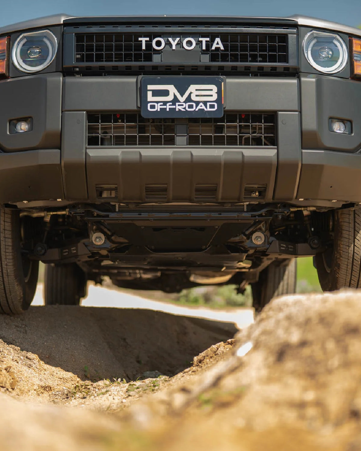 DV8 Offroad 3.5 mm Steel Front Section Engine Skid Plate for Land Cruiser 250 Series (2024–Present)