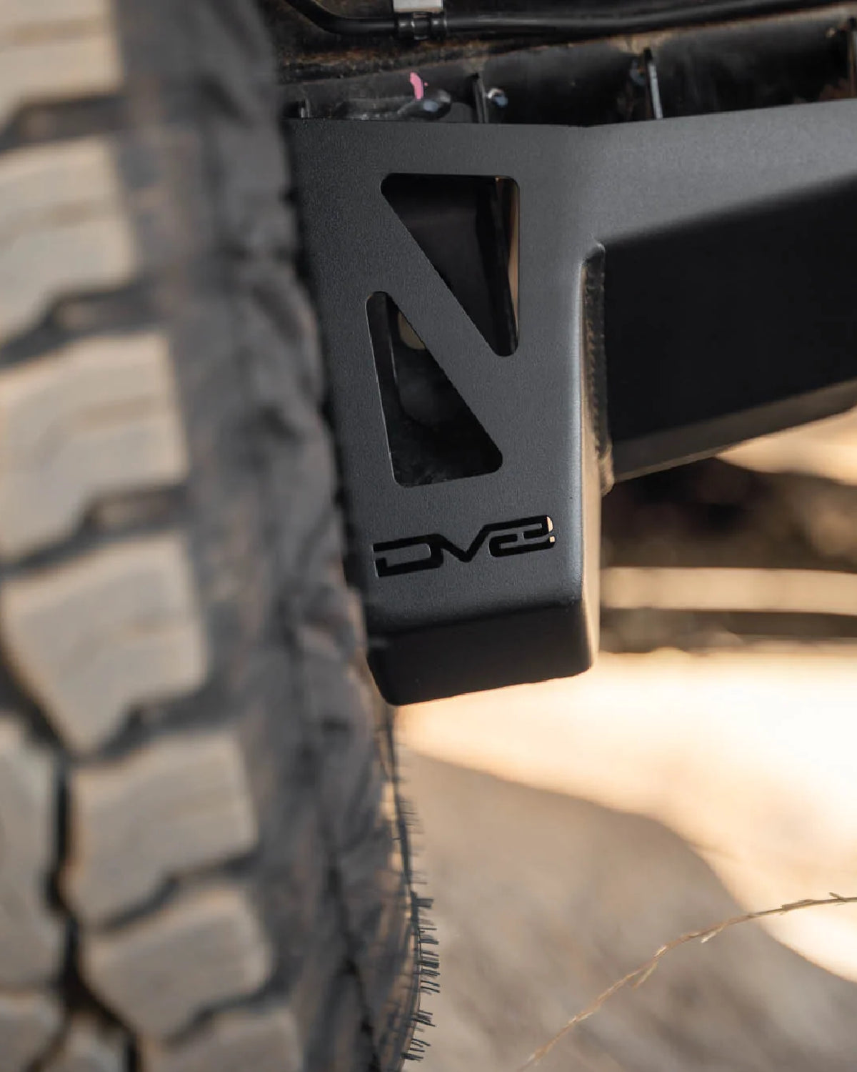 DV8 Offroad 4 mm Steel Rear Shock and Link Mount Skid Plates for 6th-Gen 4Runner (2025–Present) - Pair