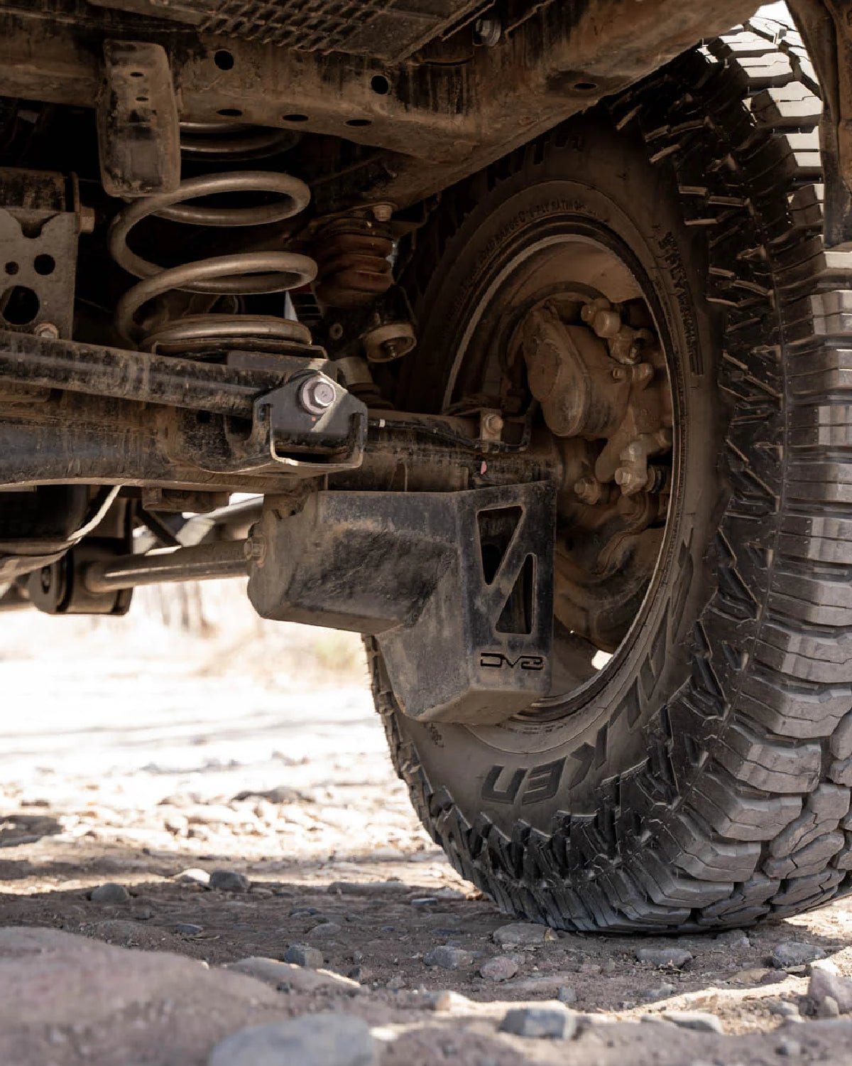 DV8 Offroad 4 mm Steel Rear Shock and Link Mount Skid Plates for 6th-Gen 4Runner (2025–Present) - Pair