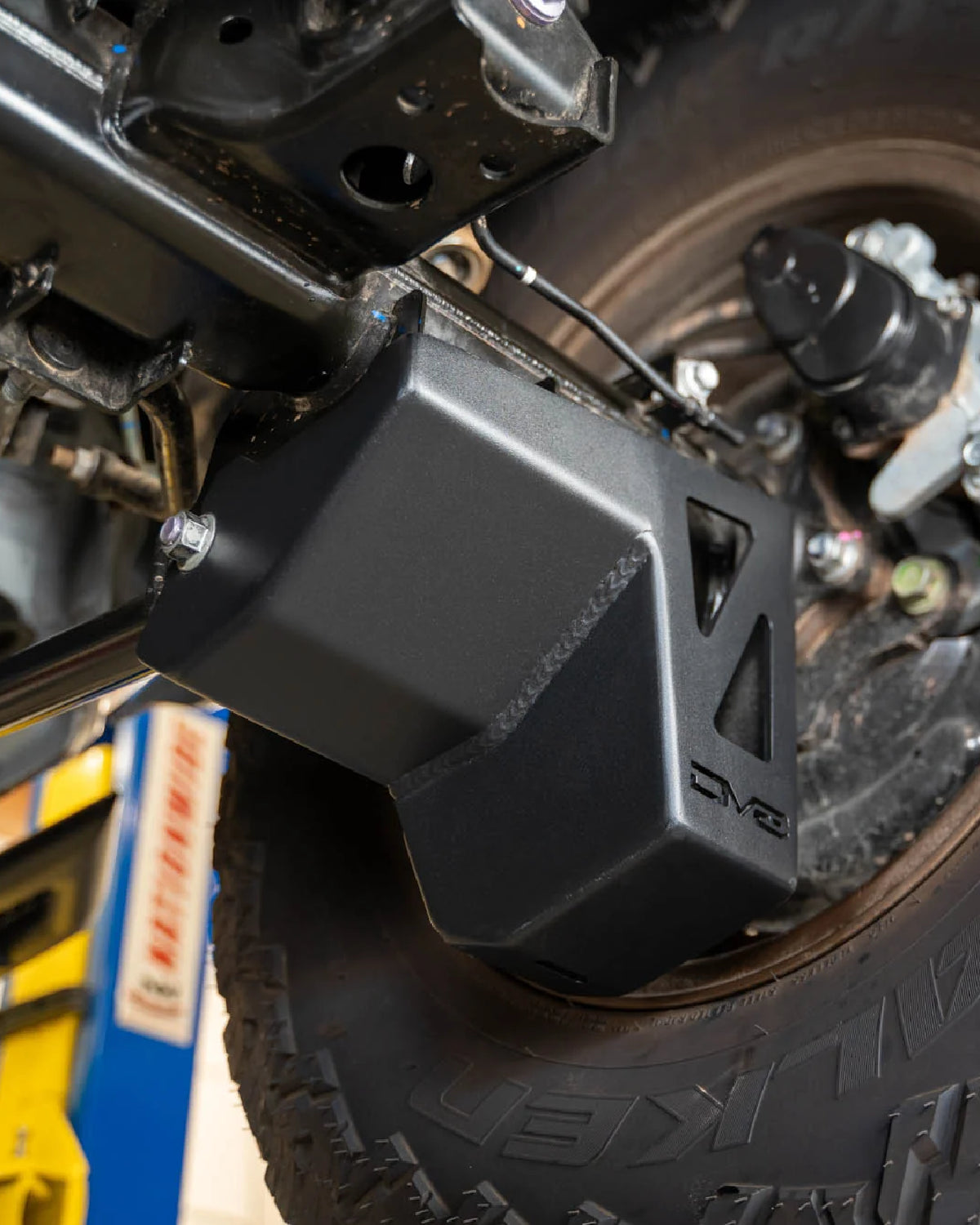 DV8 Offroad 4 mm Steel Rear Shock and Link Mount Skid Plates for 6th-Gen 4Runner (2025–Present) - Pair