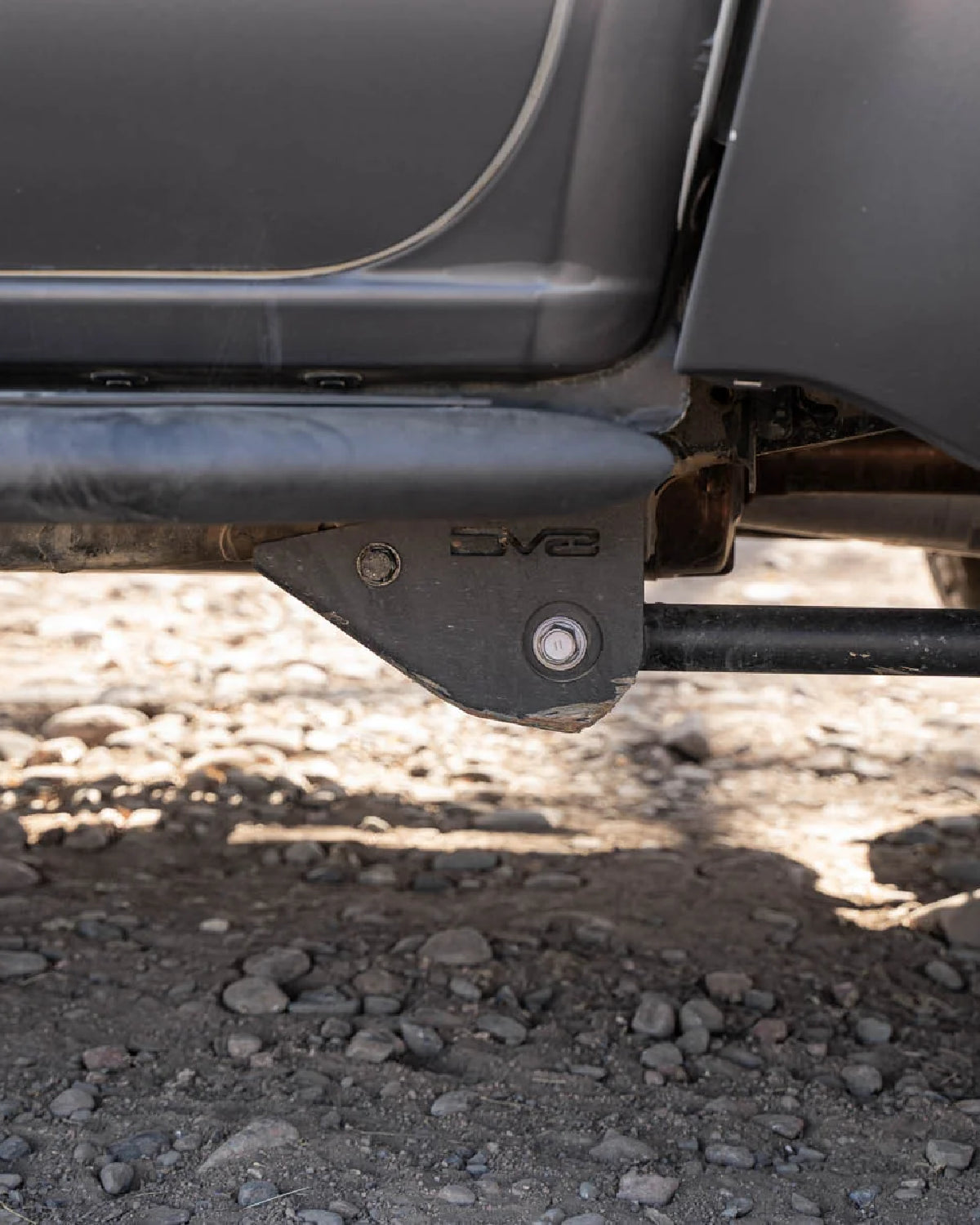 DV8 Offroad 5 mm Steel Front Link Mount Skid Plates for 4th-Gen Tacoma (2024–Present) - Pair