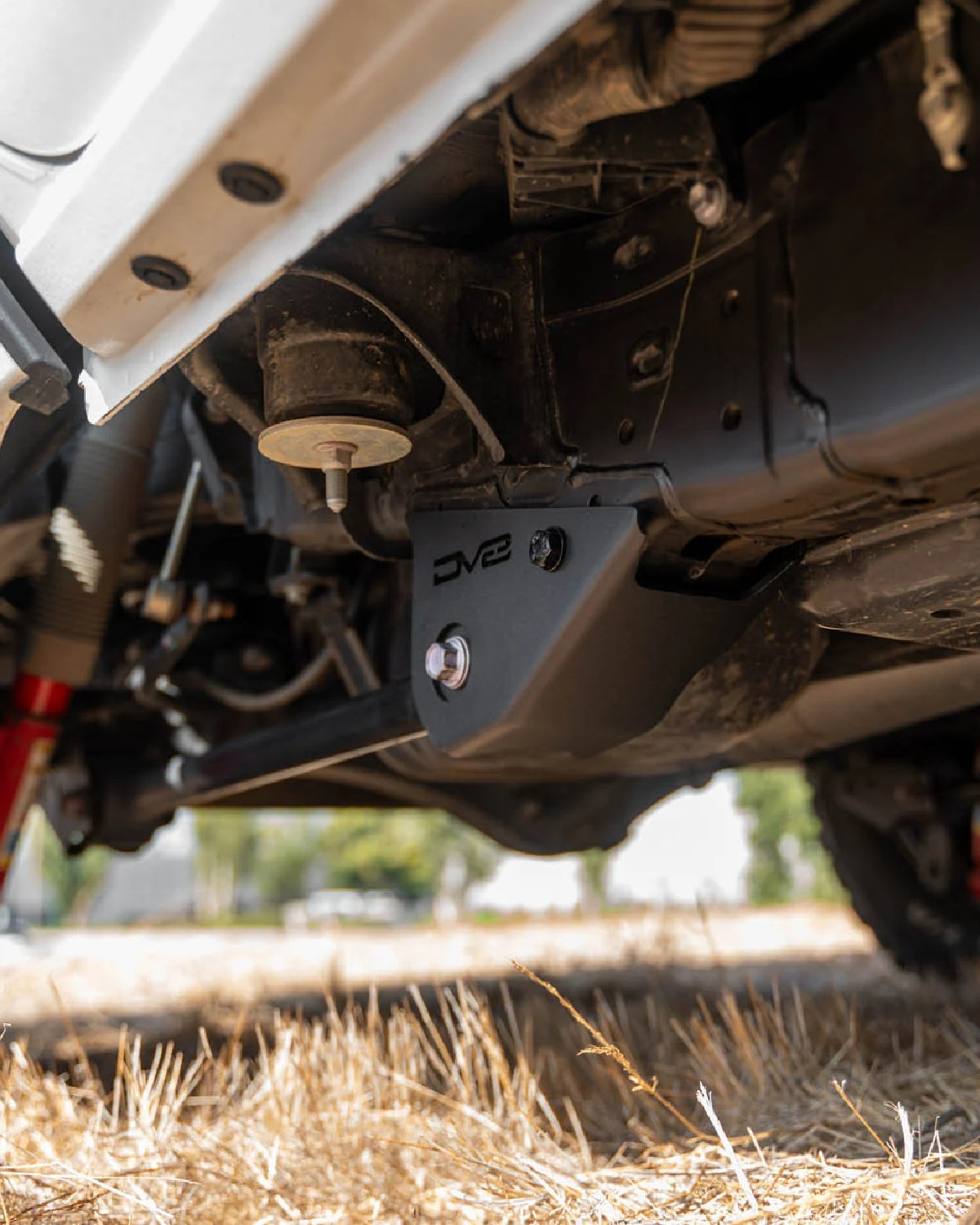 DV8 Offroad 5 mm Steel Front Link Mount Skid Plates for 4th-Gen Tacoma (2024–Present) - Pair