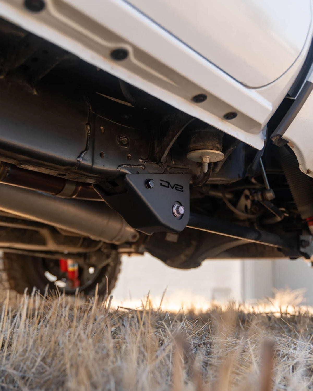 DV8 Offroad 5 mm Steel Front Link Mount Skid Plates for 4th-Gen Tacoma (2024–Present) - Pair