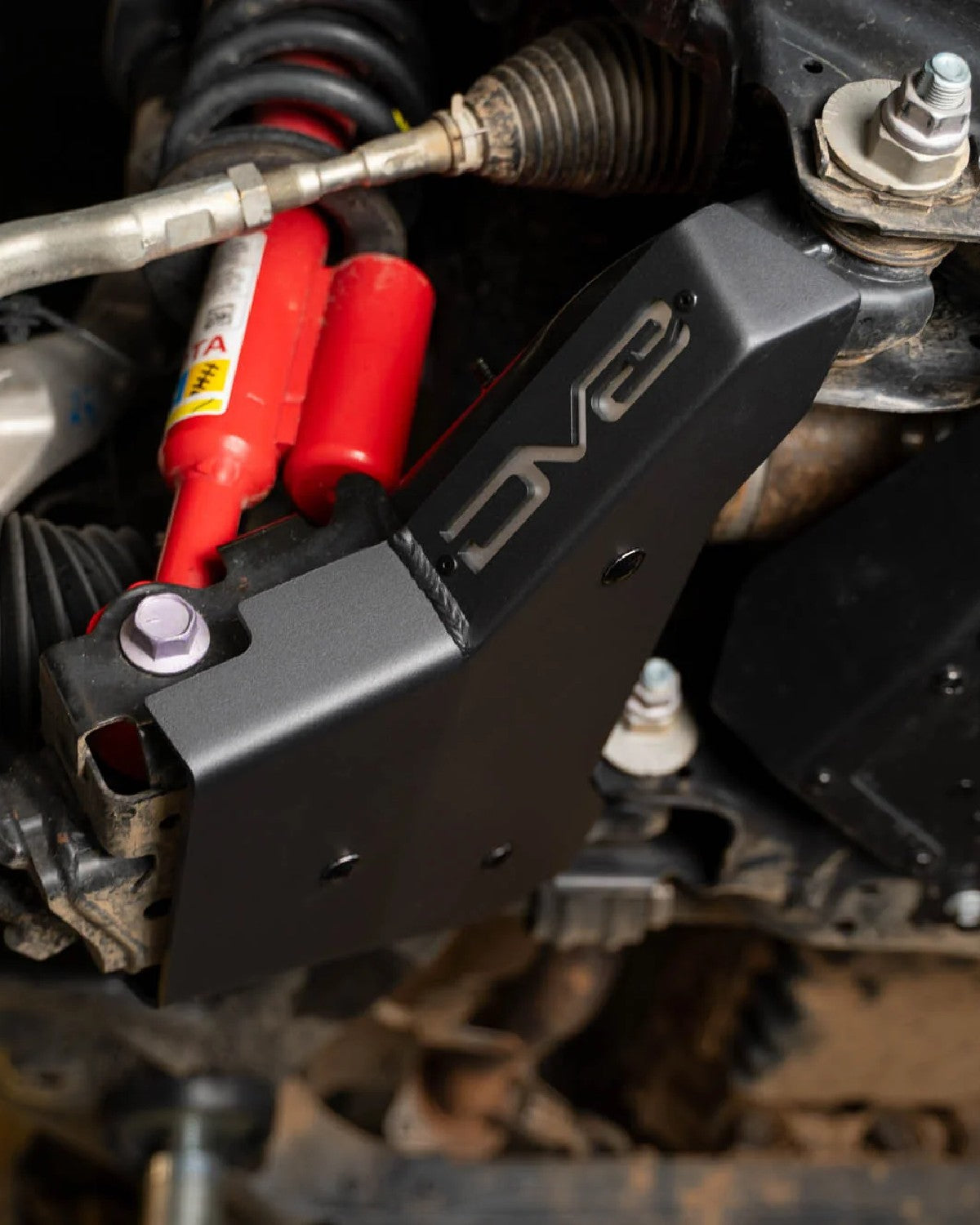 DV8 Offroad 5 mm Steel Lower Control Arm Skid Plates for 4th-Gen Tacoma (2024–Present) - Pair