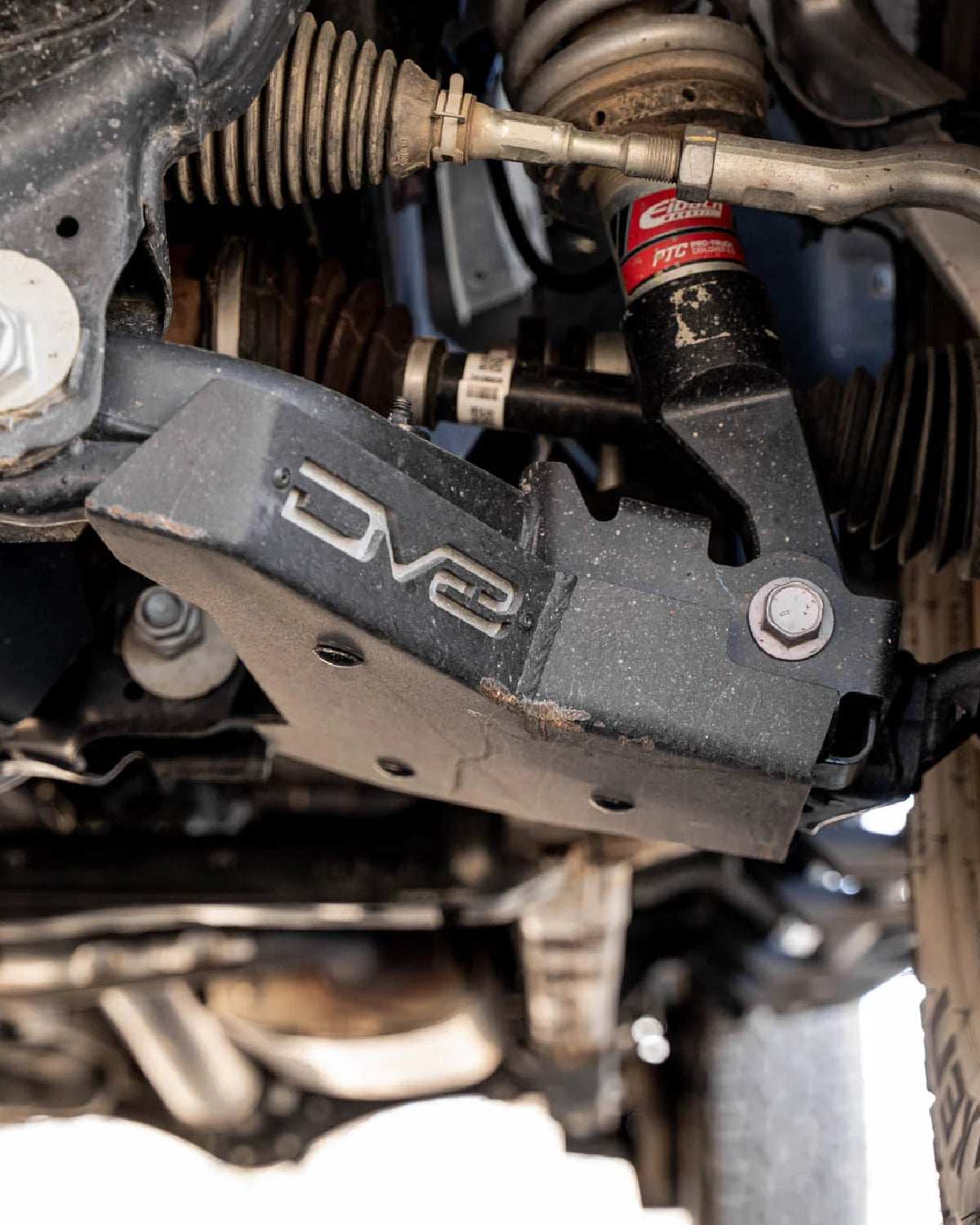 DV8 Offroad 5 mm Steel Lower Control Arm Skid Plates for 4th-Gen Tacoma (2024–Present) - Pair