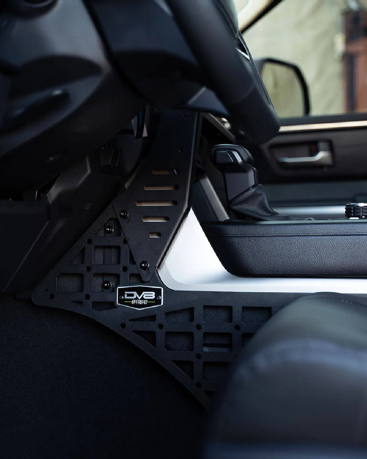 DV8 Offroad Center Console MOLLE Panels and Accessory Mounting Bridge for 3rd-Gen Sequoia (2024–Present)