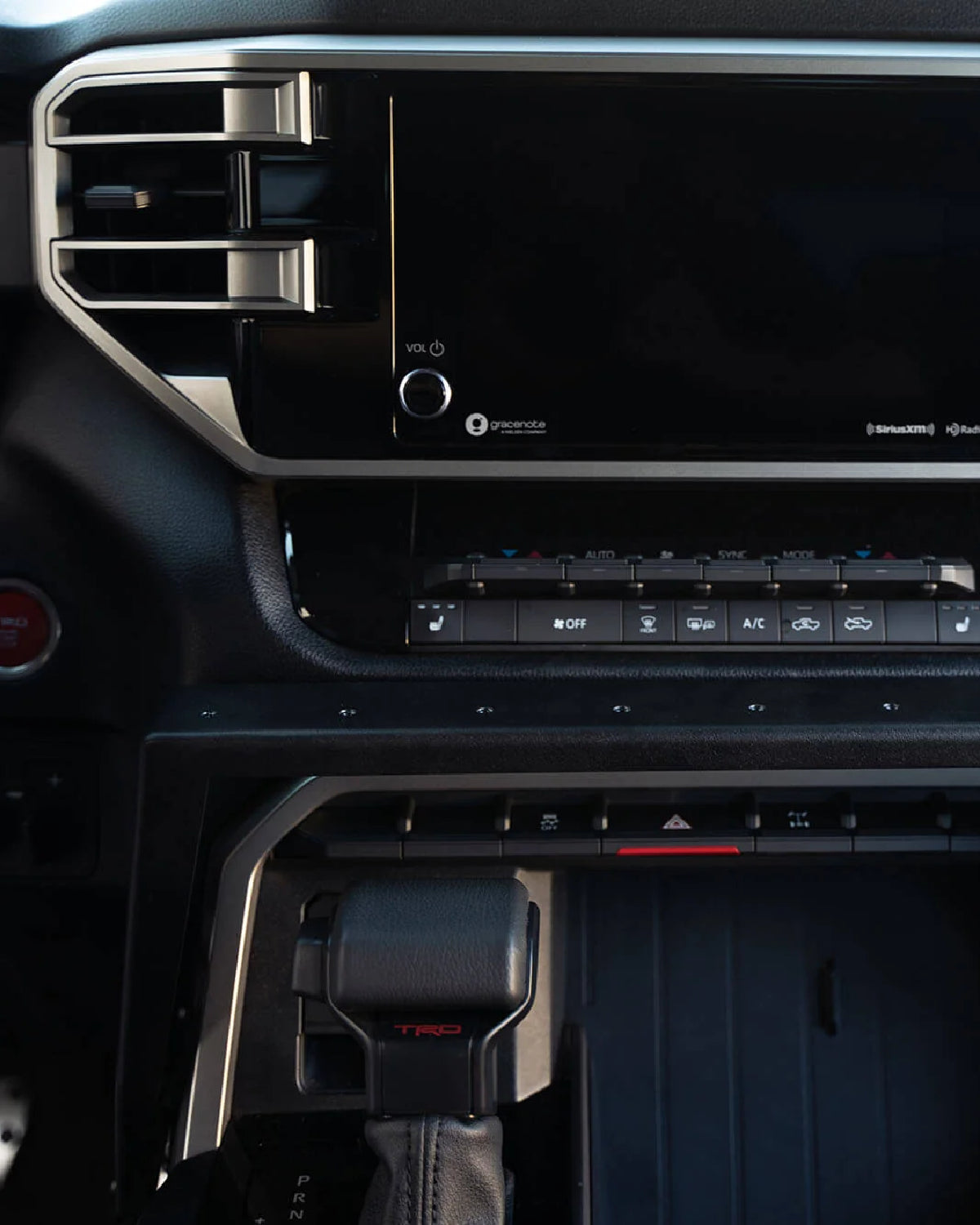 DV8 Offroad Center Console MOLLE Panels and Accessory Mounting Bridge for 3rd-Gen Sequoia (2024–Present)