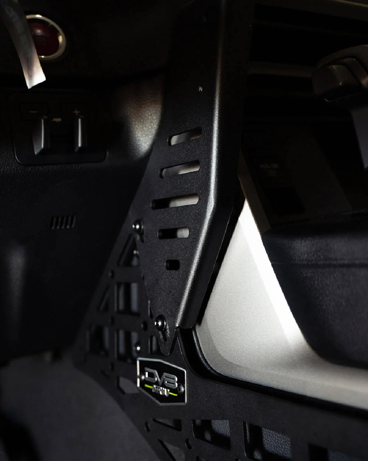 DV8 Offroad Center Console MOLLE Panels and Accessory Mounting Bridge for 3rd-Gen Sequoia (2024–Present)