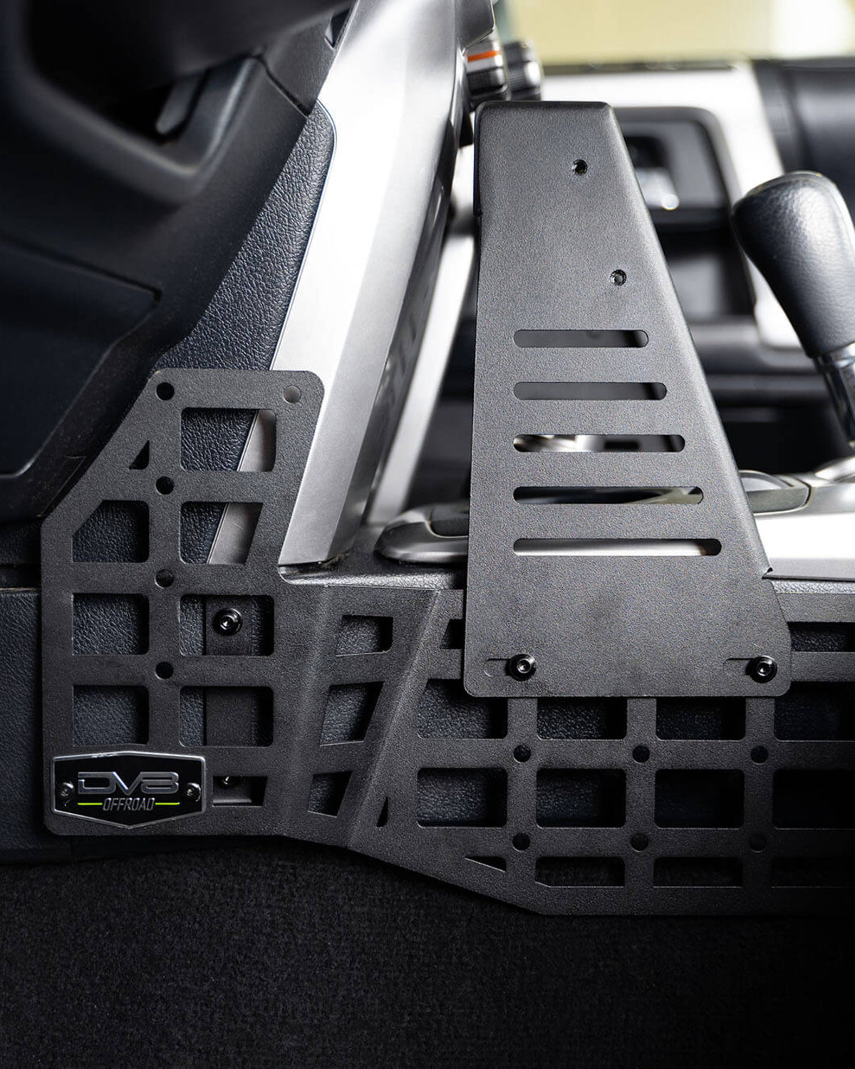 DV8 Offroad Center Console MOLLE Panels and Accessory Mounting Bridge for 5th-Gen 4Runner (2010–2024)