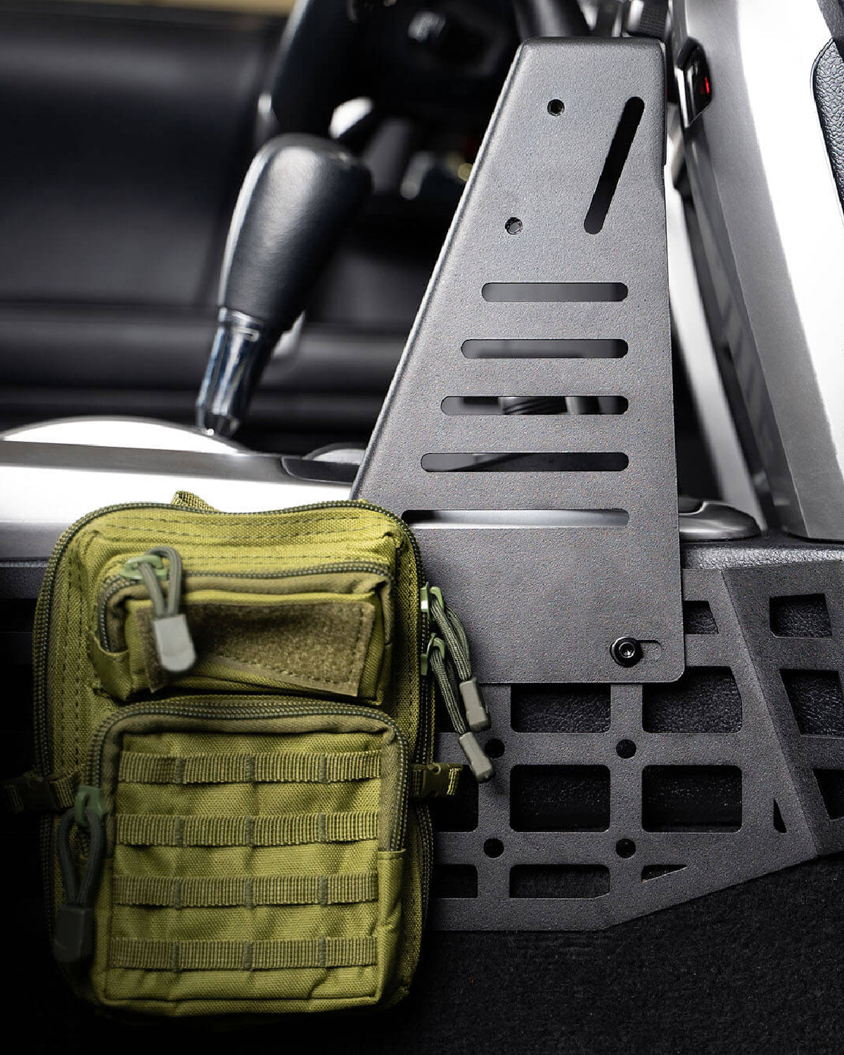 DV8 Offroad Center Console MOLLE Panels and Accessory Mounting Bridge for 5th-Gen 4Runner (2010–2024)