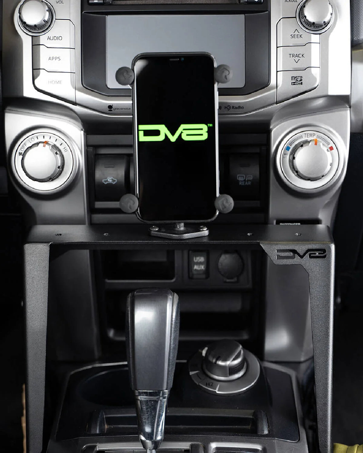 DV8 Offroad Center Console MOLLE and Accessory Mounting Panels for 5th-Gen 4Runner (2010–2024)