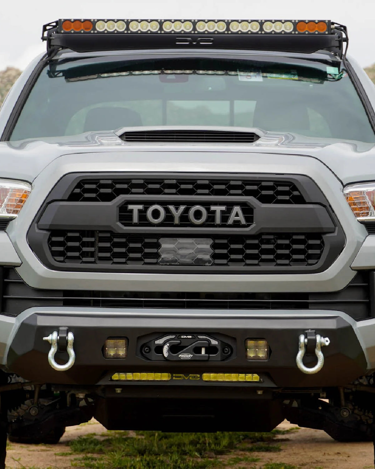 DV8 Offroad Centric Series Low-Profile Front Bumper for 3rd-Gen Tacoma (2016–2023)