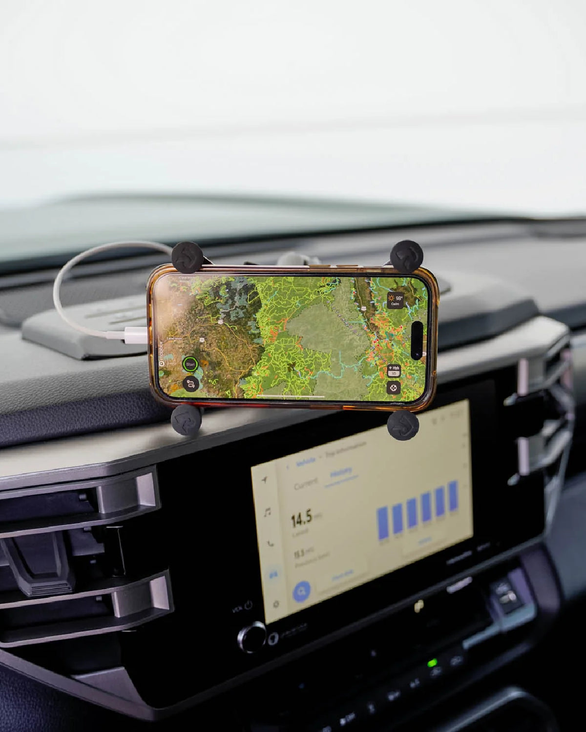 DV8 Offroad Dashboard Accessory Mounting Panel for 3rd-Gen Sequoia (2024–Present)