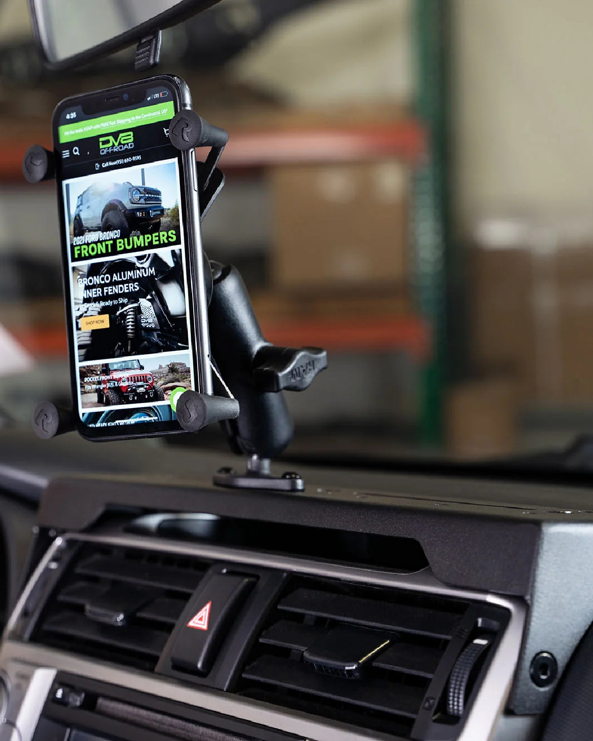 DV8 Offroad Dashboard Accessory Mounting Panel for 5th-Gen 4Runner (2010–2024)