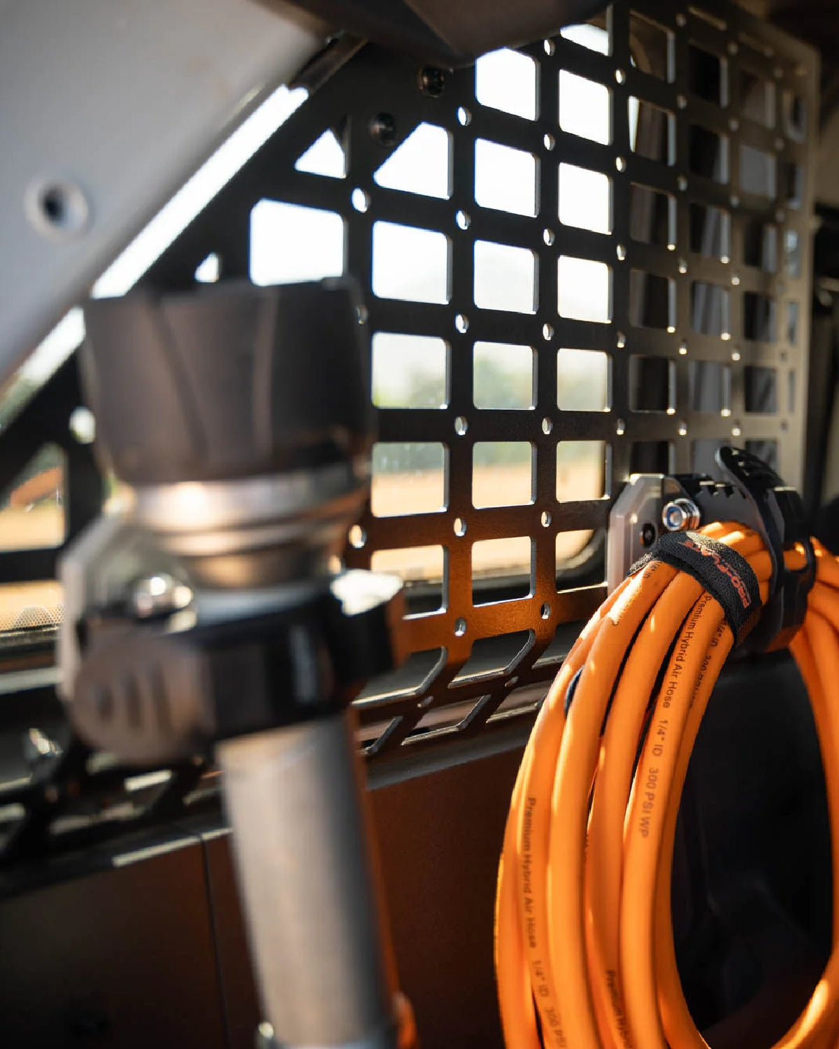 DV8 Offroad MOLLE Panel-Mounted Quick-Release Clamps in Gray - Pair