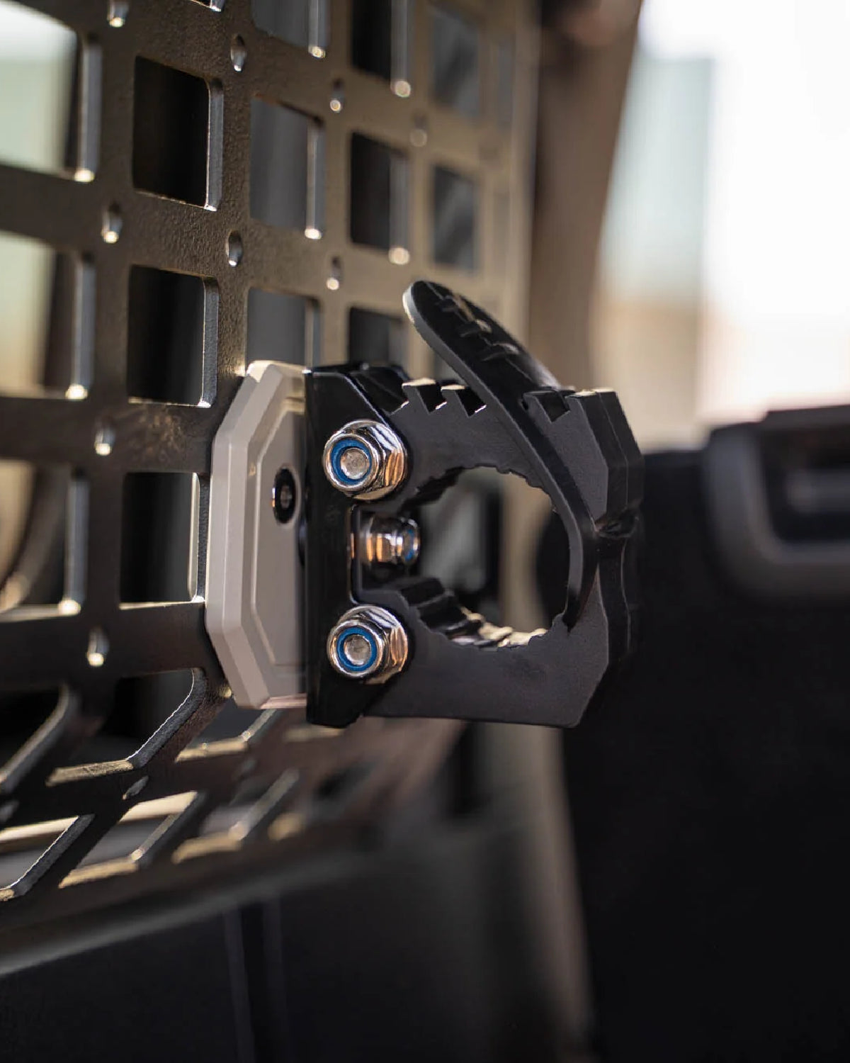 DV8 Offroad MOLLE Panel-Mounted Quick-Release Clamps in Gray - Pair