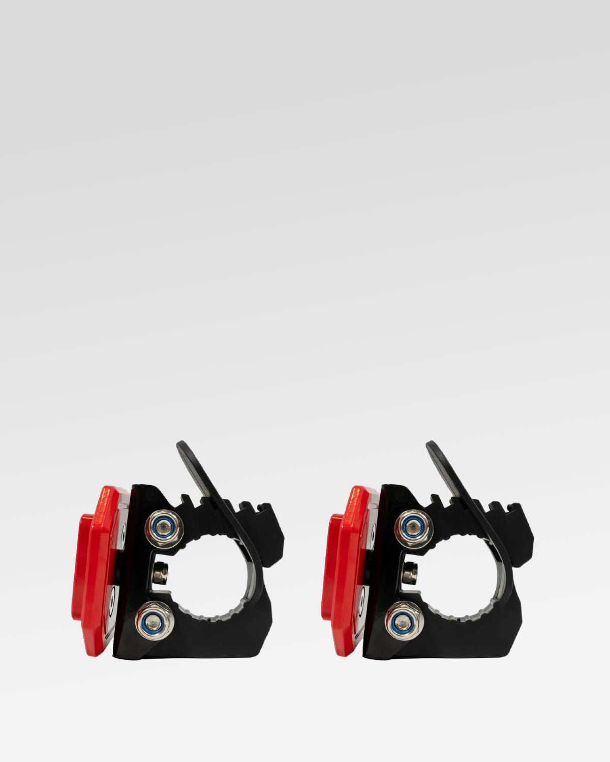DV8 Offroad MOLLE Panel-Mounted Quick-Release Clamps in Red - Pair