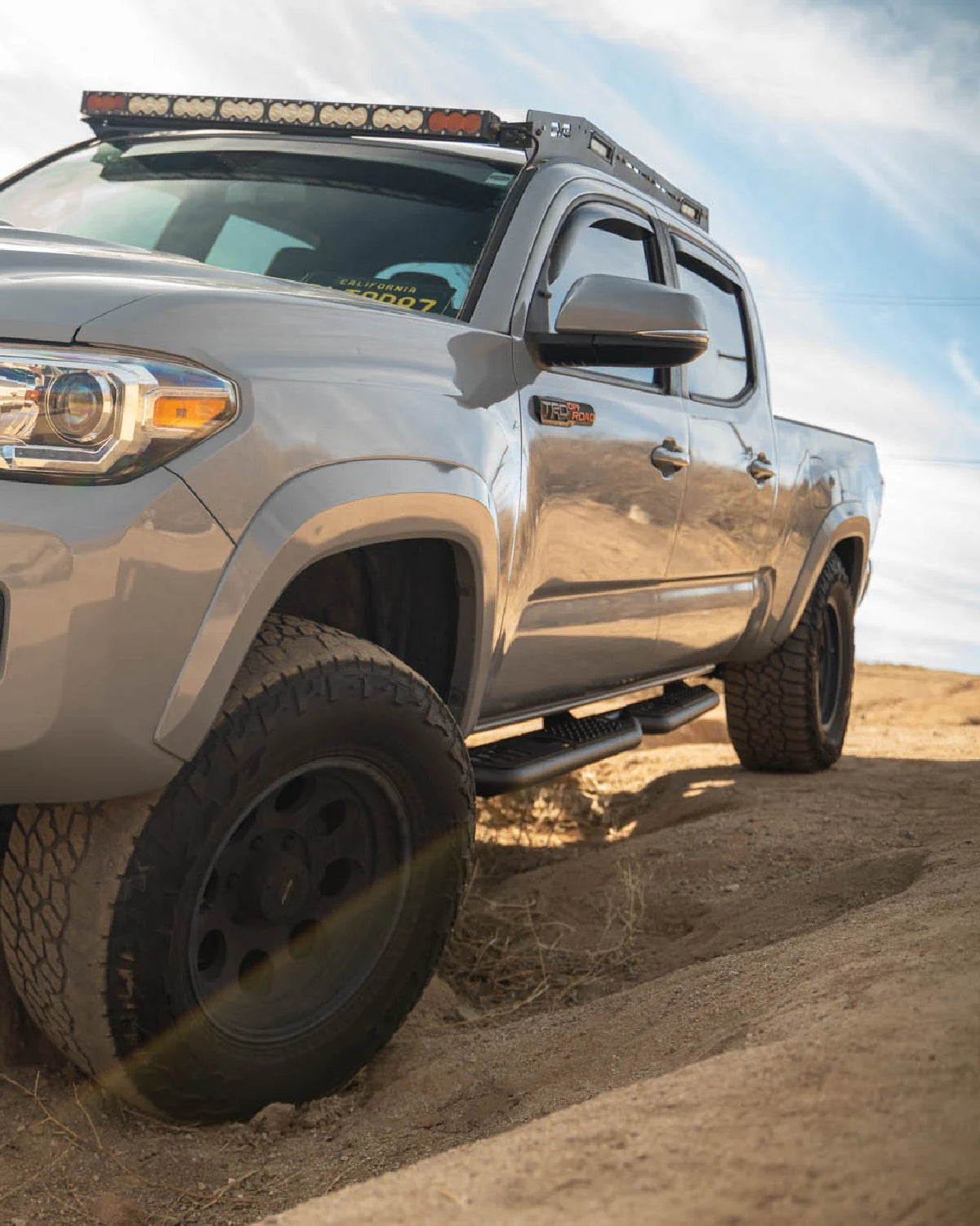 DV8 Offroad OE Plus Series Side Steps for 3rd-Gen Tacoma Double Cab (2016–2023) - Pair