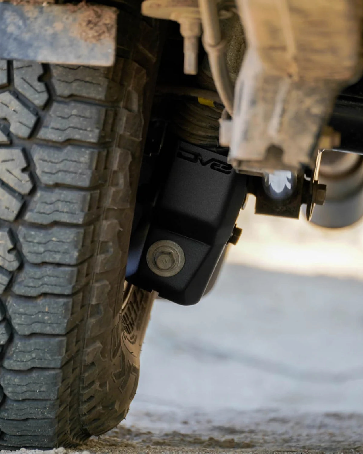 DV8 Offroad Rear Shock Mount Skid Plates for 5th-Gen 4Runner (2010–2024) - Pair