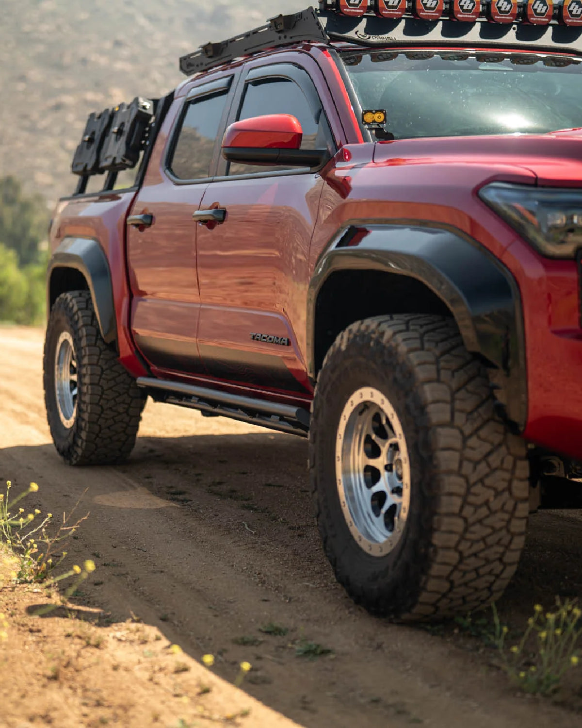 DV8 Offroad Rock Sliders for 4th-Gen Tacoma Double Cab (2024–Present) - Pair