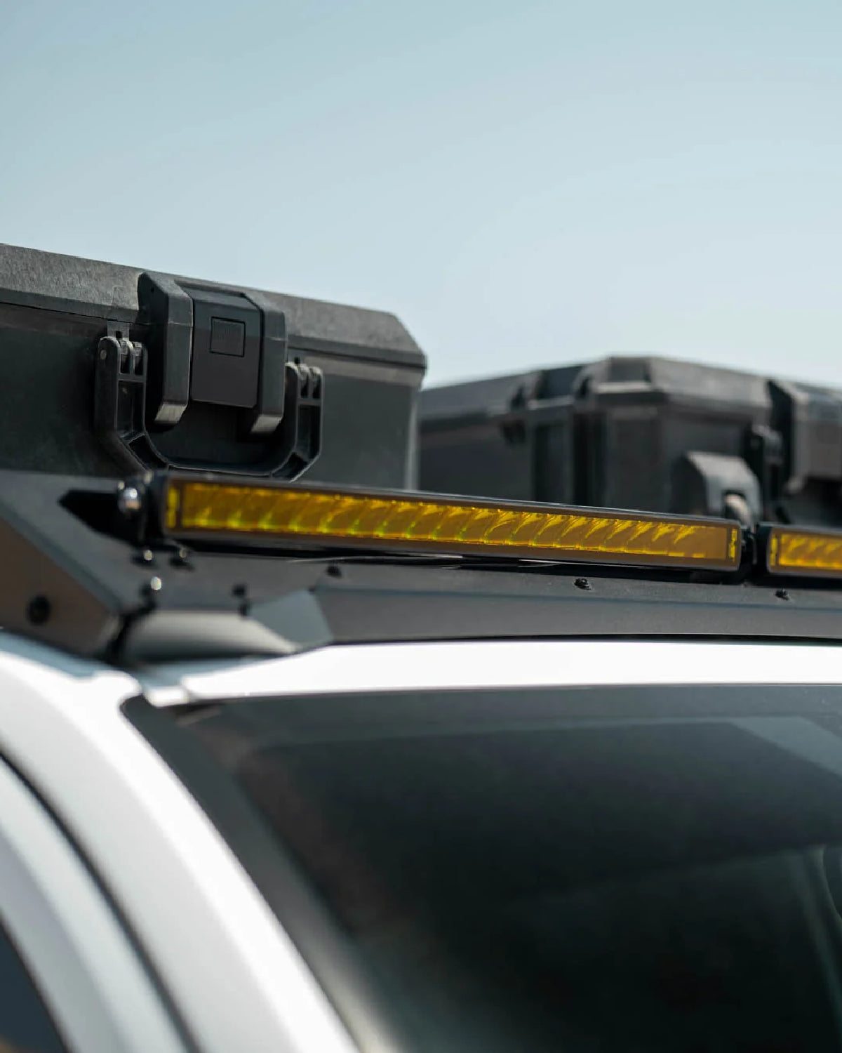 DV8 Offroad Roof Rack Front Fairing with 40 in Light Bar Cutout for 4th-Gen Tacoma (2024–Present)