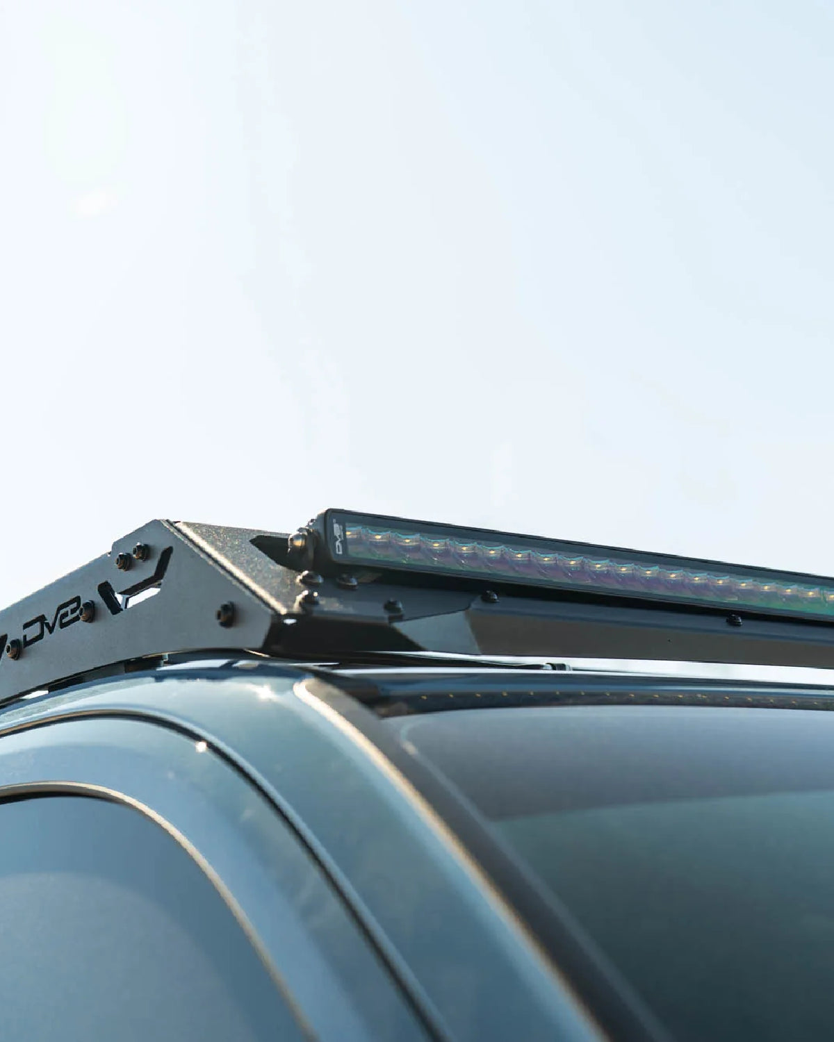 DV8 Offroad Roof Rack Front Fairing with 42 in Light Bar Cutout for 6th-Gen 4Runner (2025–Present)