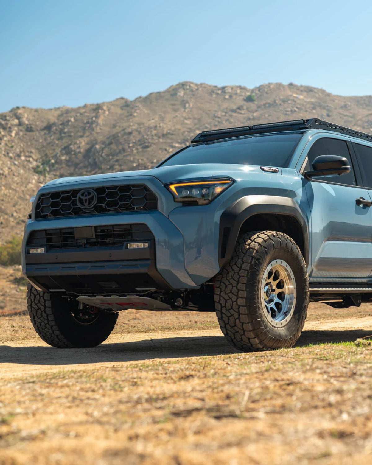 DV8 Offroad Roof Rack Front Fairing with 42 in Light Bar Cutout for 6th-Gen 4Runner (2025–Present)