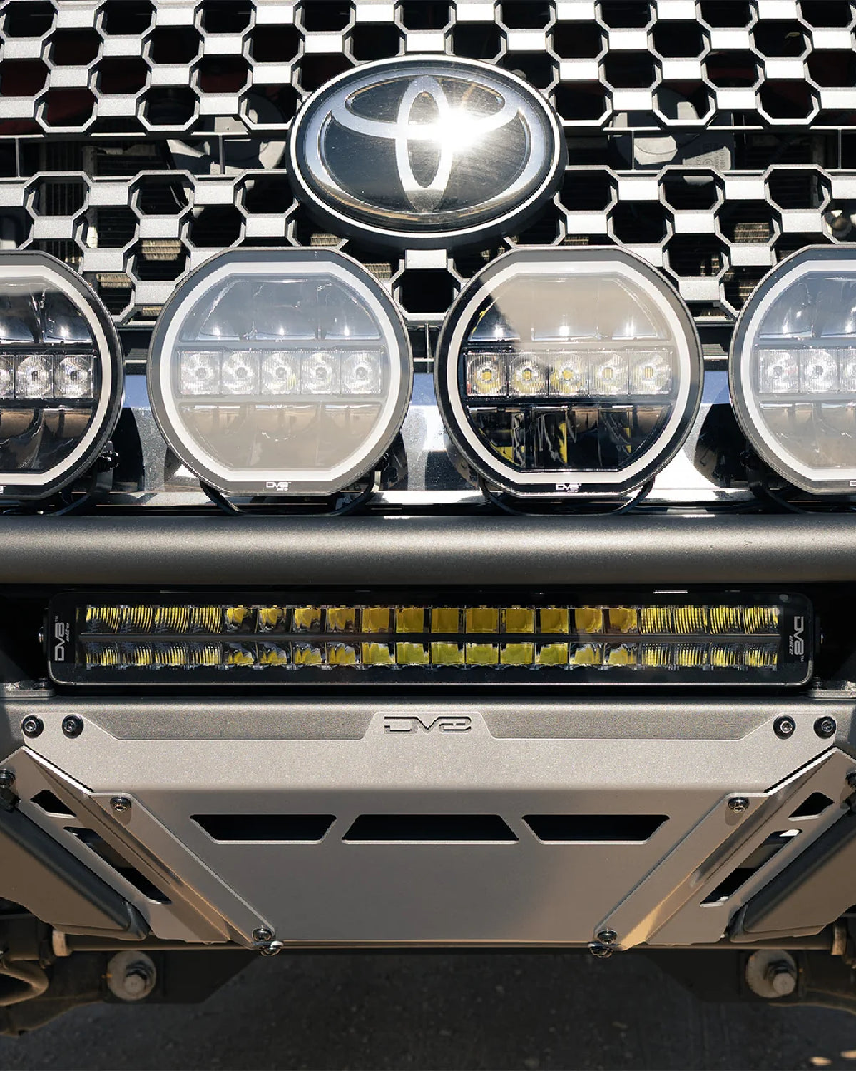 DV8 Offroad Tubular Front Bumper for 2.5-Gen Tundra (2014–2021)