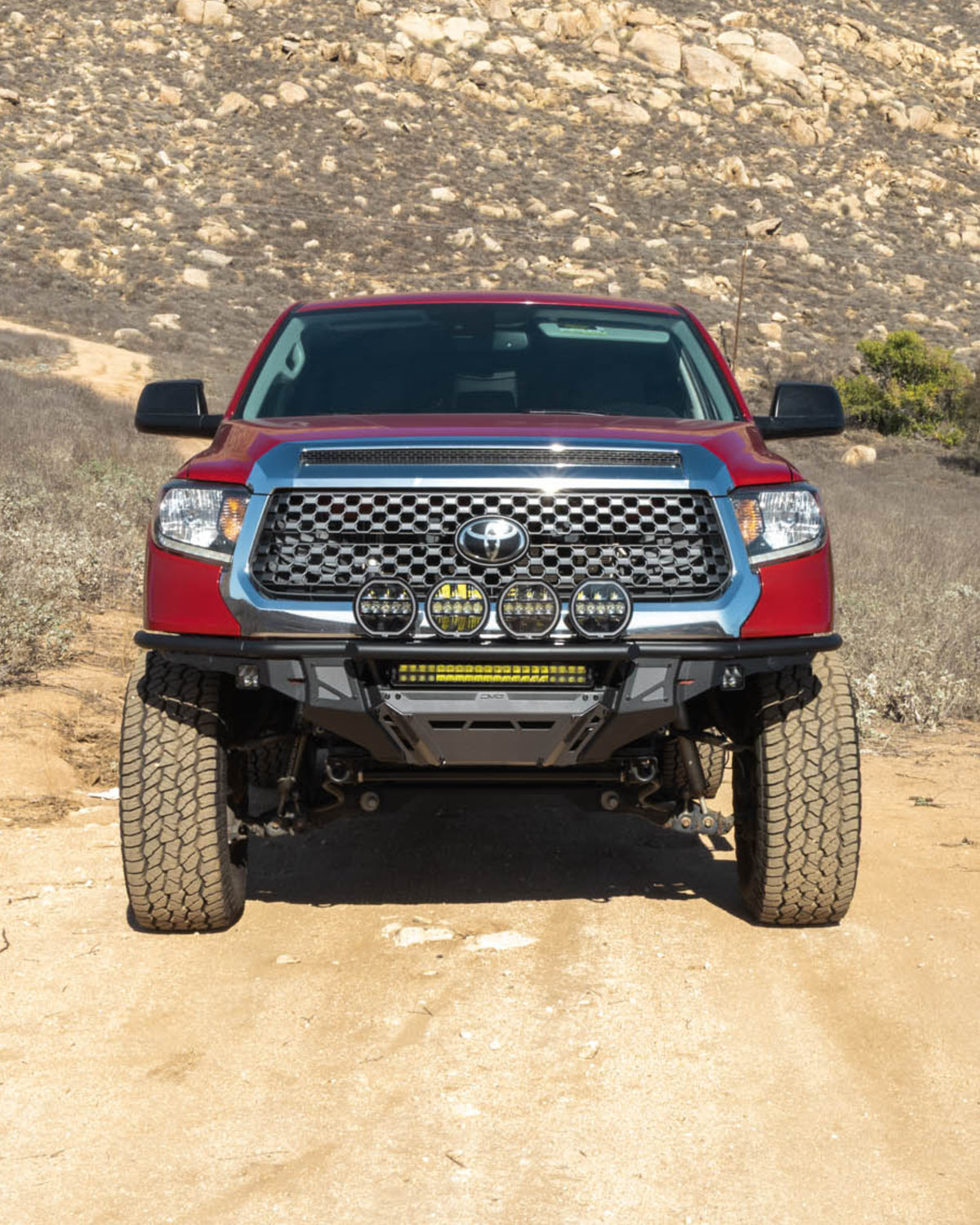 DV8 Offroad Tubular Front Bumper for 2.5-Gen Tundra (2014–2021)
