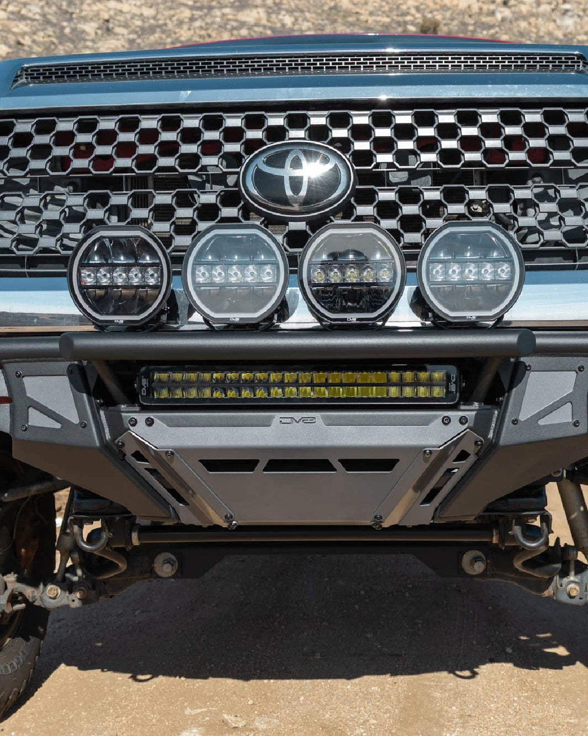 DV8 Offroad Tubular Front Bumper for 2.5-Gen Tundra (2014–2021)
