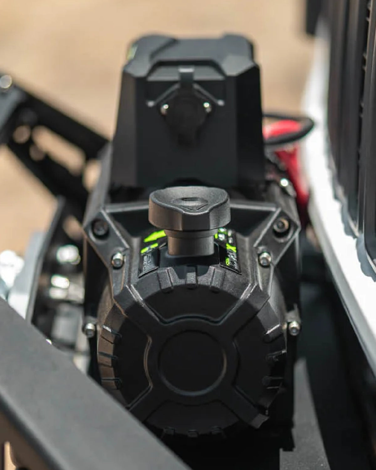 DV8 Offroad Xtract 12,000 lb Winch with Synthetic Winch Rope