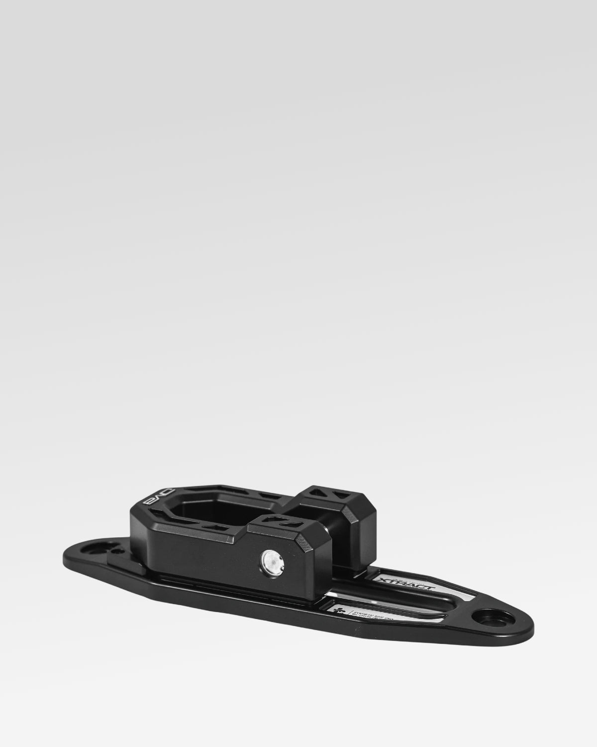 DV8 Offroad Xtract Fairlead with Recovery Shackle in Black Anodized Finish