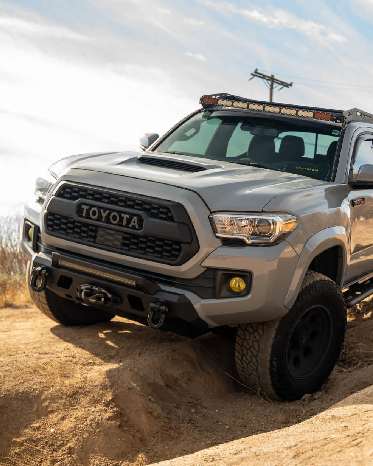 DV8 Offroad v2 Low-Profile Front Bumper for 3rd-Gen Tacoma (2016–2023)