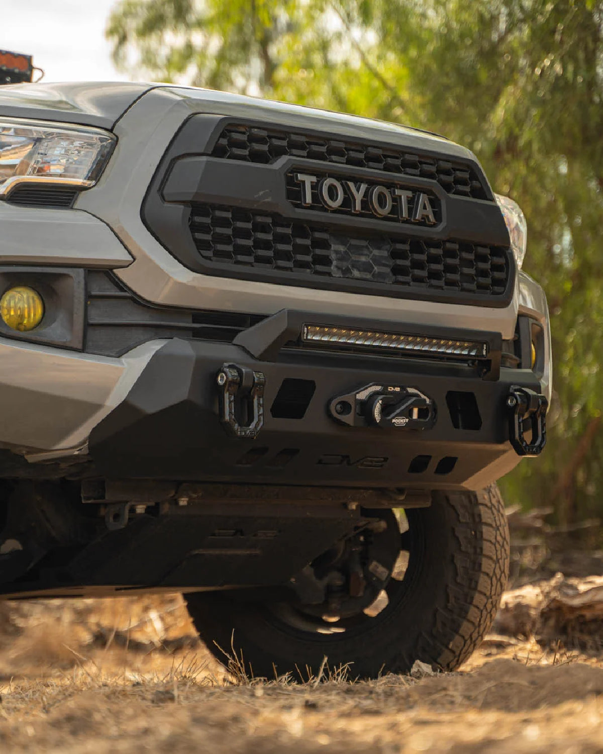 DV8 Offroad v2 Low-Profile Front Bumper for 3rd-Gen Tacoma (2016–2023)