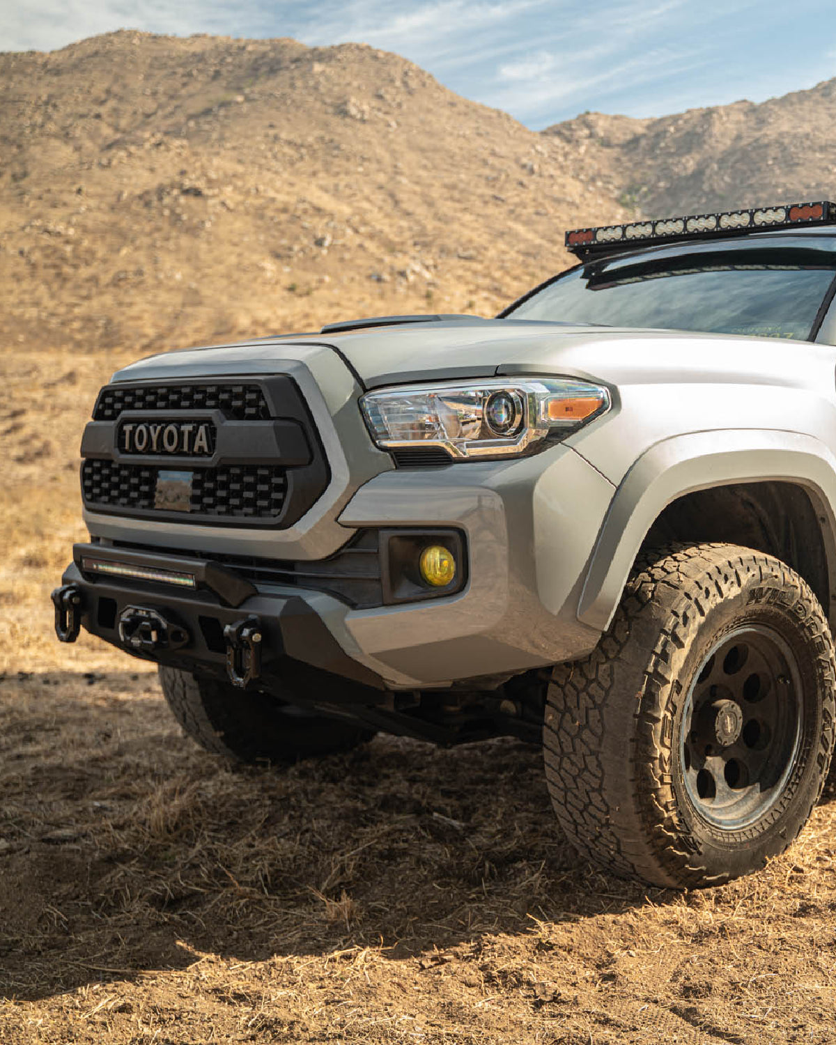DV8 Offroad v2 Low-Profile Front Bumper for 3rd-Gen Tacoma (2016–2023)