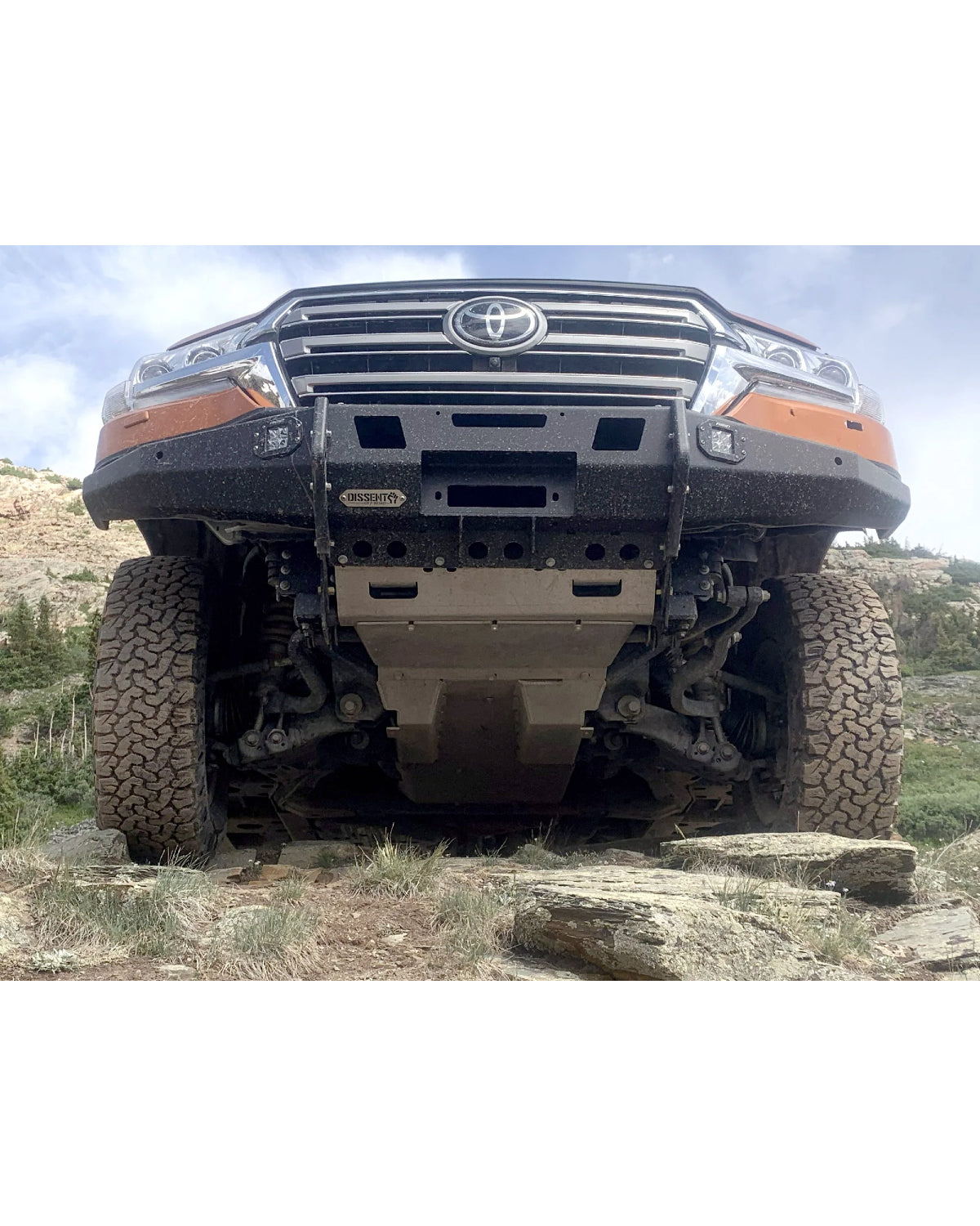 Dissent Off-Road 1/4" Aluminum Skid Plate Set for Land Cruiser 200 Series (2008–2021) & LX 570 (2008–2021)