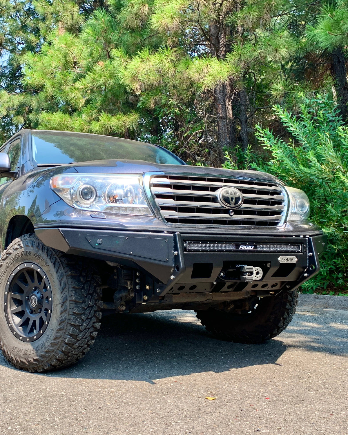 Dissent Off-Road Low-Profile Modular Front Bumper for Land Cruiser 200 Series (2008–2021)