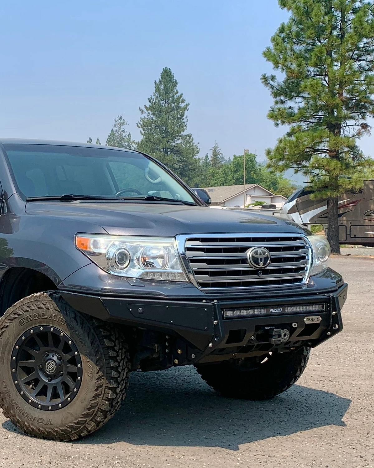 Dissent Off-Road Low-Profile Modular Front Bumper for Land Cruiser 200 Series (2008–2021)