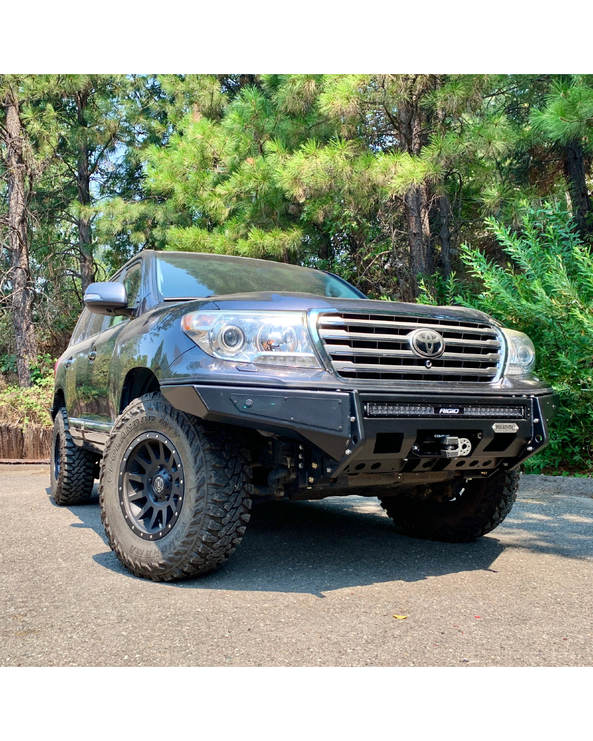 Dissent Off-Road Low-Profile Modular Front Bumper for Land Cruiser 200 Series (2008–2021)