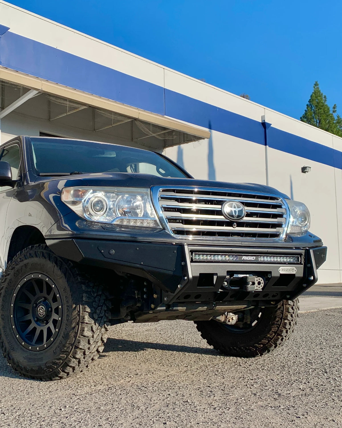 Dissent Off-Road Low-Profile Modular Front Bumper for Land Cruiser 200 Series (2008–2021)