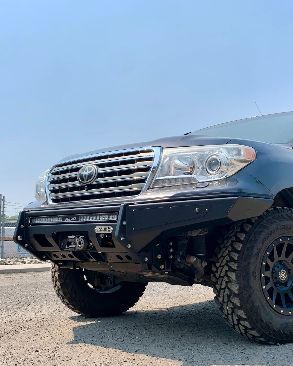 Dissent Off-Road Low-Profile Modular Front Bumper for Land Cruiser 200 Series (2008–2021)