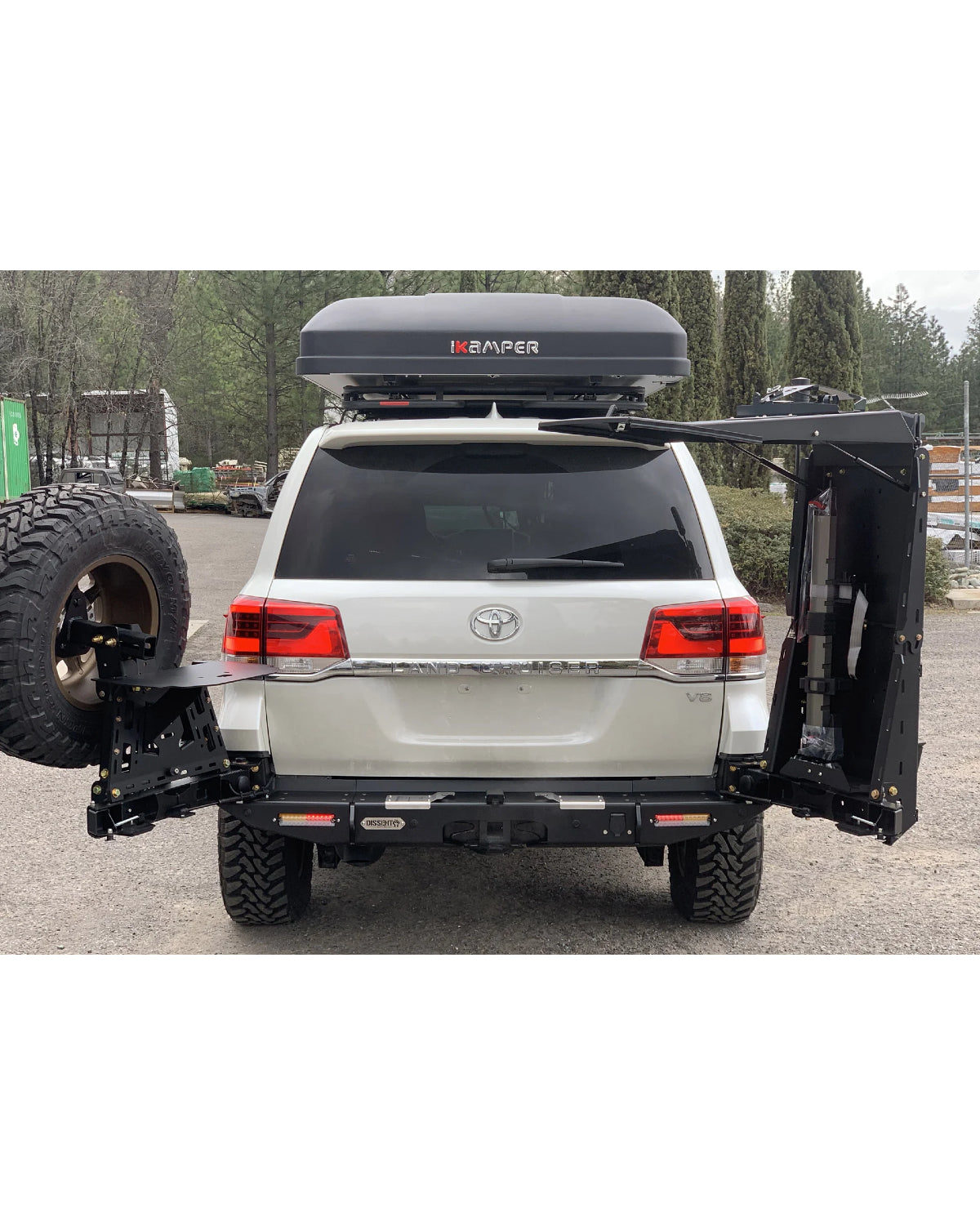 Dissent Off-Road Modular Rear Bumper for Land Cruiser 200 Series (2008–2021) & LX 570 (2008–2021)