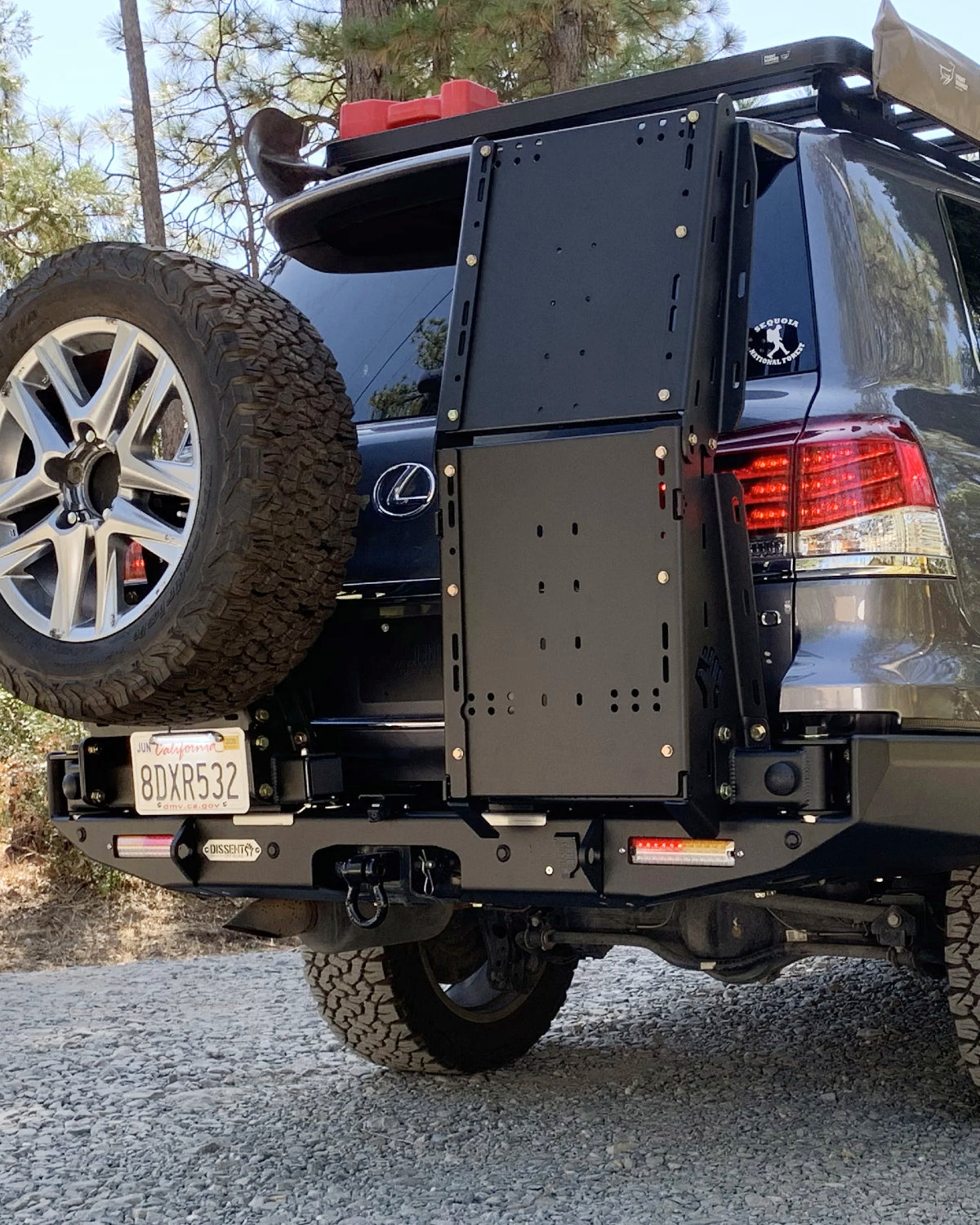 Dissent Off-Road Modular Rear Bumper for Land Cruiser 200 Series (2008–2021) & LX 570 (2008–2021)